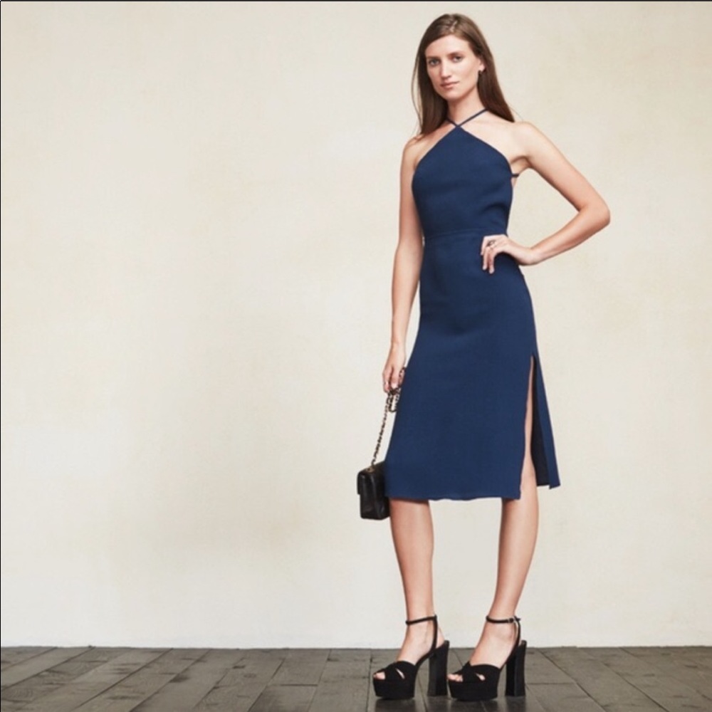 Navy Reformation Fifi dress